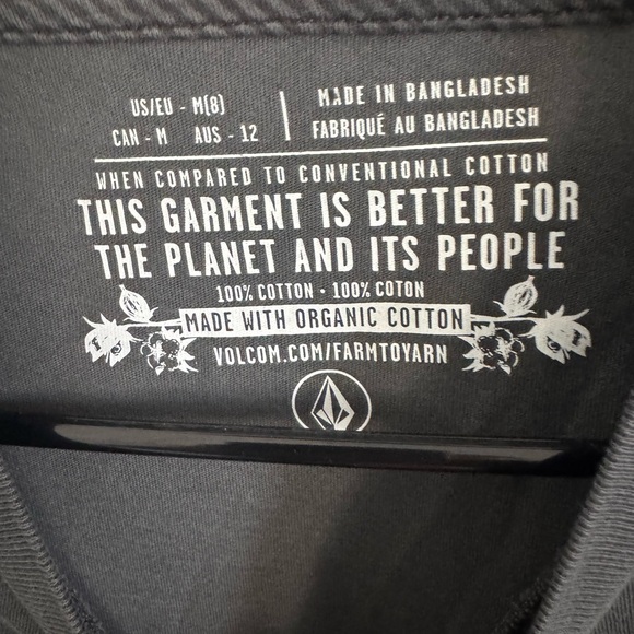 Volcom Black Tee with Colorful Graphic - Picture 4 of 5